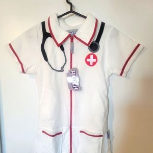 Nurse costume zipup adult onesie XS
